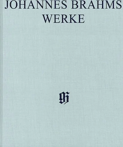 Symphony No. 3 in F Major, Op. 90 - Brahms Complete Edition series IA, vol. 2
Arr. for Two Pianos & Arr. Piano Duet
Clothbound Score
