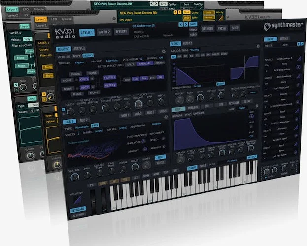 SynthMaster 2 Crossgrade from SynthMaster One (Download) <br>Award winning synthesizer plugin