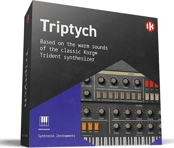 Syntronik 2 Triptych (Download)<br>warm sounds of the classic Korg Trident