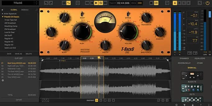 T-RackS 5 Deluxe (Download)<br>Mixing and Mastering Processors