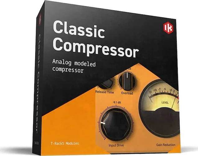 T-RackS CLASSIC COMPRESSOR (Download)<br>Analog Modeled Compressor