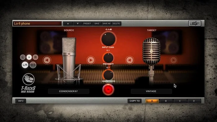 T-RackS Mic Room (Download)<br>Microphone Modeler