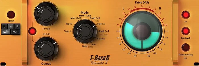 T-RackS Saturator X (Download)<br>saturation effects from classic analog r