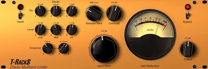 T-RackS  SINGLE CLASS MBL (Download)<br>Classic T-Racks Multi-Band Limiter