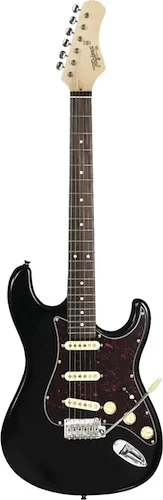 Tagima Classic Series T 635 Dark Fretboard  in Black Finish and Tortoise Pickguard
