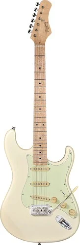 Tagima Classic Series T 635 Light Fretboard in Olympic White and Mint Green Pickguard