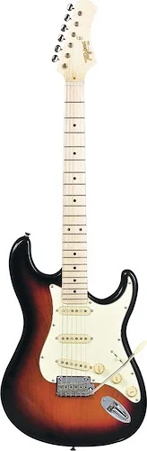 Tagima Classic Series T 635 Light Fretboard in Sunburst and Mint Green Pickguard