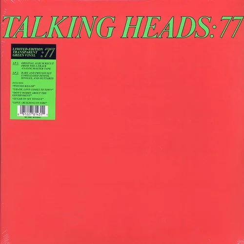 Talking Heads - Talking Heads: 77 (with Bonus LP) (+12 bonus tracks) (ltd. ed.) (2xLP) (green vinyl)
