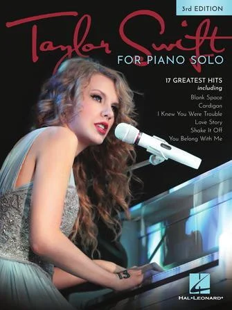 Taylor Swift for Piano Solo - 3rd Edition