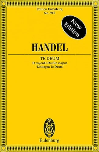 Te Deum in D Major - Edition Eulenburg No. 945