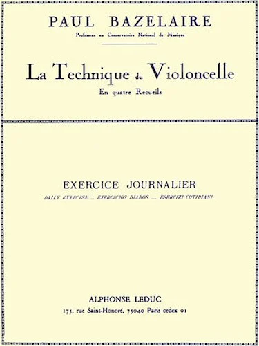 Technique for Cello - Book 2 - Daily Exercise
