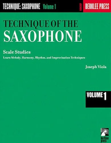 Technique of the Saxophone - Volume 1 - Scale Studies