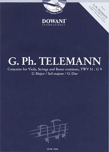 Telemann: Concerto for Viola, Strings and Basso Continuo TWV 51:G9 in G Major