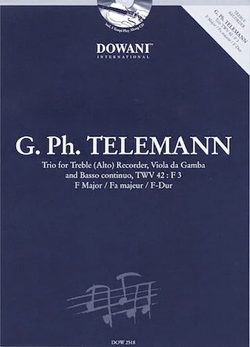 Telemann: Trio for Treble (Alto) Recorder, Viola, & Basso Continuo TWV42 F Major