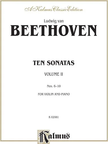 Ten Violin Sonatas, Volume II (Nos. 6-10)