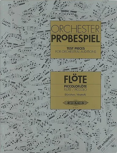 Test Pieces for Orchestral Auditions: Flute, Piccolo<br>