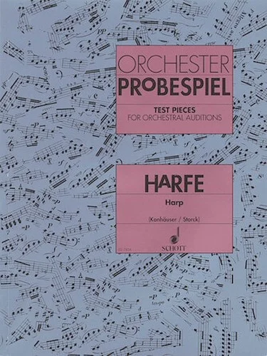 Test Pieces for Orchestral Auditions Harp