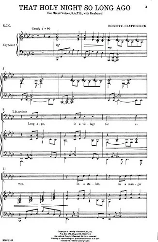 That Holy Night So Long Ago