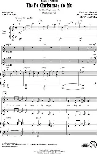 That's Christmas to Me