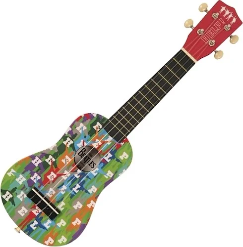 The Beatles Ukulele: Help! Design - Nylon-Strung Soprano Ukulele