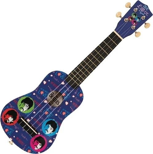 The Beatles Ukulele: Love Is Design - Nylon-Strung Soprano Ukulele