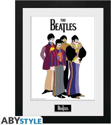 The Beatles - Yellow Submarine Group Framed Poster