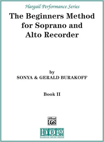 The Beginners Method for Soprano and Alto Recorder, Book 2