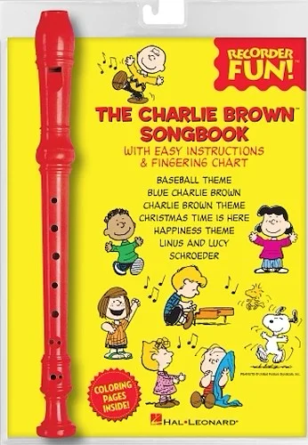 The Charlie Brown(TM) Songbook - Recorder Fun! - Book/Recorder Pack
