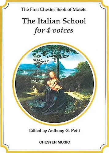 The Chester Book of Motets - Volume 1 - The Italian School for 4 Voices