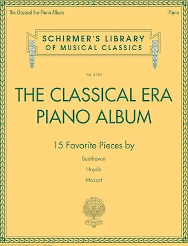 The Classical Era Piano Album - Schirmer's Library of Musical Classics Volume 2120