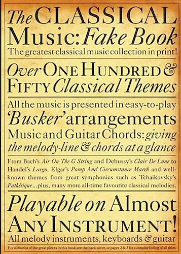 The Classical Music Fake Book