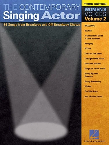 The Contemporary Singing Actor - Volume 2, Third Edition - Women's Voices