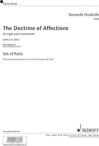 The Doctrine Of Affections For 8 Wind Instruments, Parts