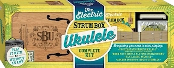 The Electric Strum Box Ukulele Complete Kit - Includes Ukulele, Book, CD, and More!