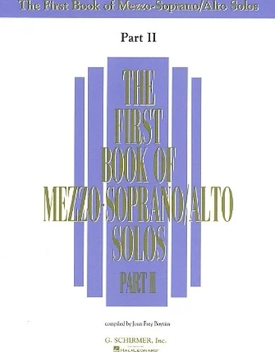 The First Book of Mezzo-Soprano/Alto Solos - Part II