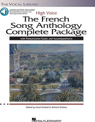 The French Song Anthology Complete Package - High Voice - Book/Pronunciation Guide/Accompaniments