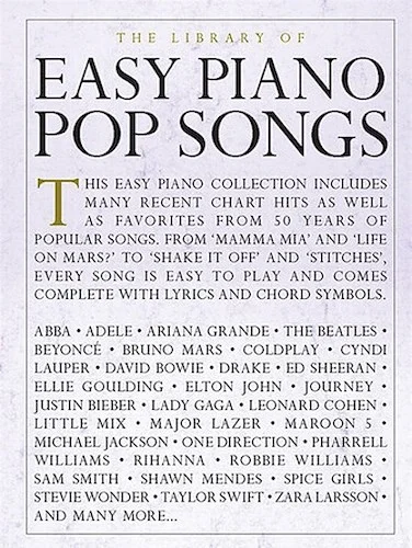 The Library of Easy Piano Pop Songs