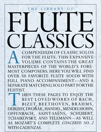 The Library of Flute Classics