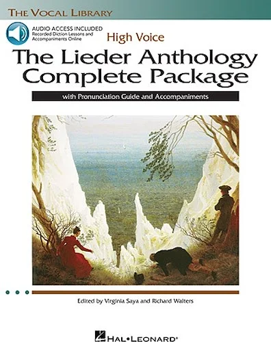 The Lieder Anthology Complete Package - High Voice - Book/Pronunciation Guide/Accompaniment Online Audio