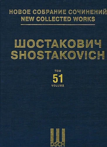 The Nose Op. 15 - New Collected Works of Dmitri Shostakovich - Volume 51