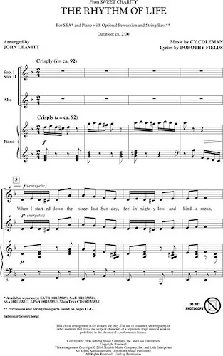 The Rhythm of Life - from Sweet Charity