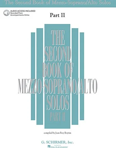 The Second Book of Mezzo-Soprano Solos Part II