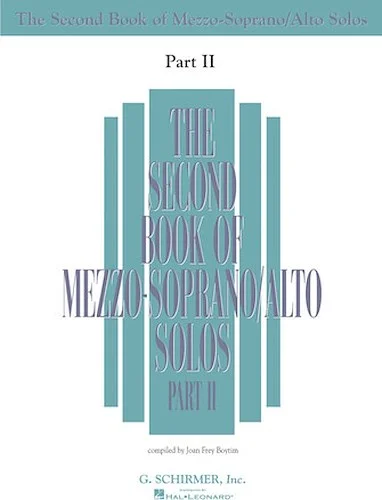 The Second Book of Mezzo-Soprano Solos Part II