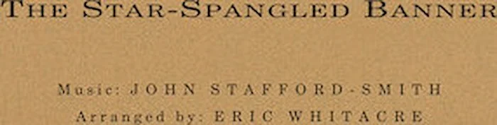 The Star-Spangled Banner