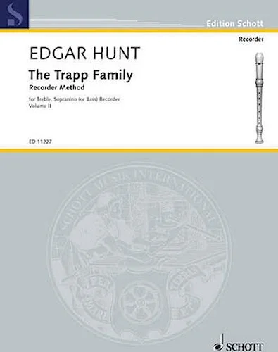 The Trapp Family Recorder - Volume 2 - for Treble, Sopranino or Bass Recorder