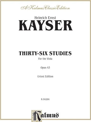 Thirty-six Studies, Opus 43
