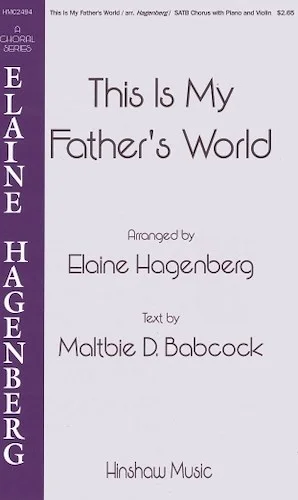 This Is My Father's World