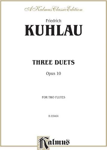Three Duets for Two Flutes, Opus 10