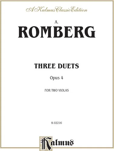 Three Duets, Opus 4
