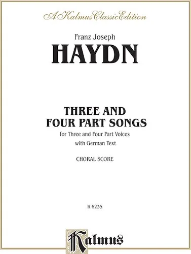 Three and Four Part Songs